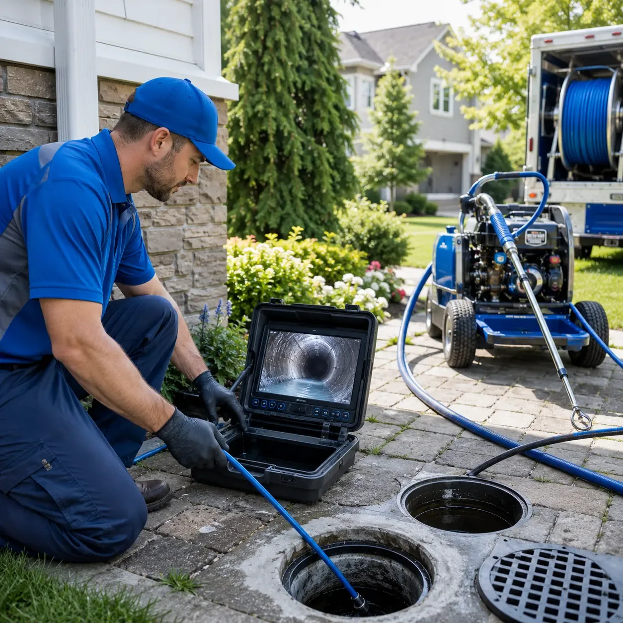 Outdoor drain cleaning professionals serving Ireland, WV